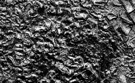 surface of black oil pollution