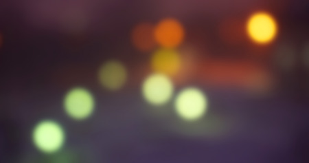 blurred bokeh night