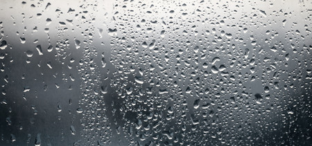 raindrops on window glass, background