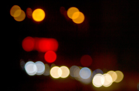 bokeh night lights blurred background