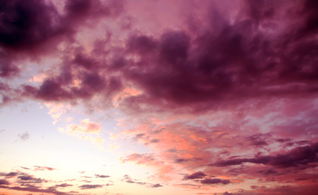 purple sunset sky