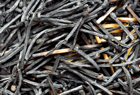 Ash matchesの写真素材