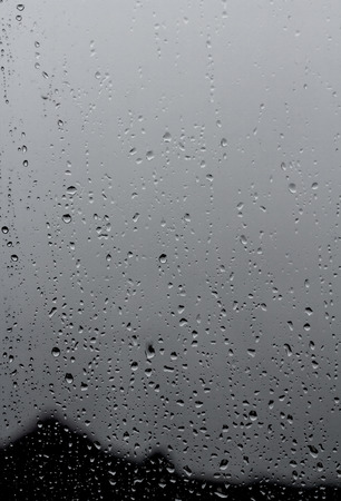raindrops on the glass