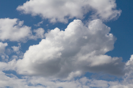 blue sky cloudsの写真素材