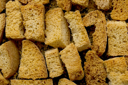 crispy slices of toasted bread