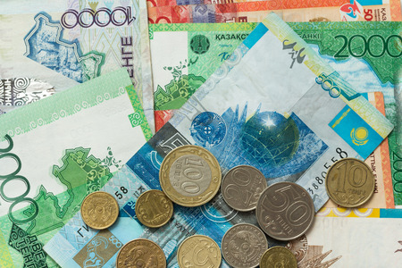 money of Kazakhstanの写真素材