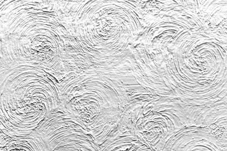 White cement plaster wall backgroundの写真素材