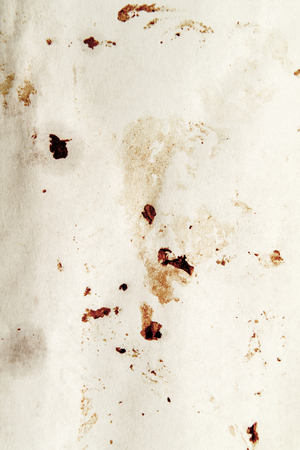 paper with blue blood dropsの写真素材