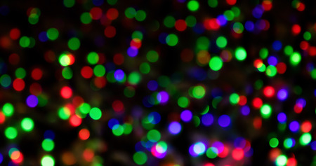 Abstract circular colorful bokeh from the party light