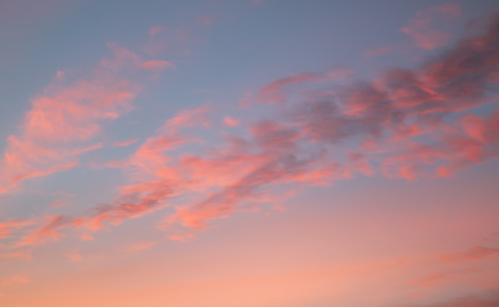 cirrus clouds in the blue sky