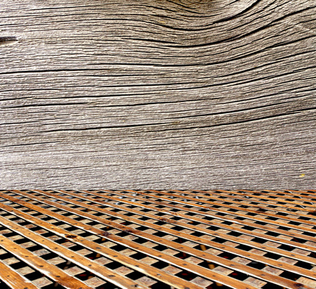 wooden interior roomの写真素材