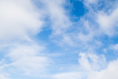 sluds blue sky, day landscape