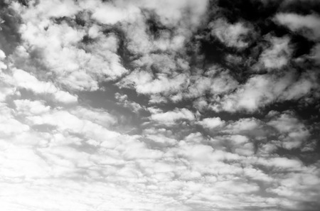 black and white cloudyの写真素材