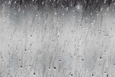 Drops of rain on the windowの写真素材