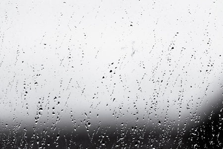 Drops of rain on the windowの写真素材
