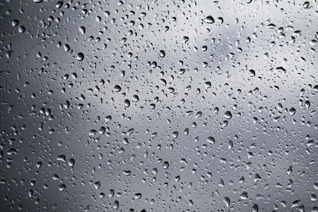 raindrops on glassの写真素材