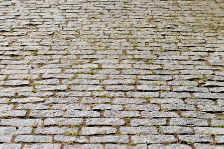 Old stone paversの写真素材