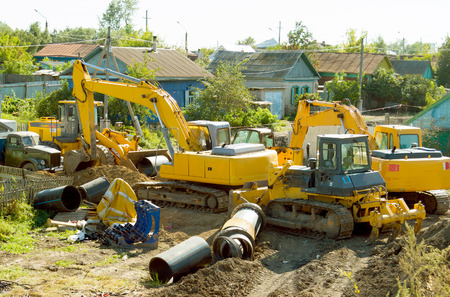 excavator piping repairs, equipment