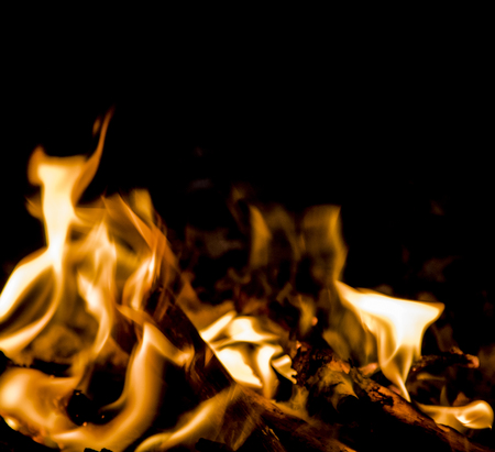 flame of fire, bright backgroundの写真素材