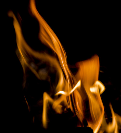 flame of fire, bright backgroundの写真素材