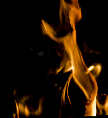 flame of fire, bright backgroundの写真素材