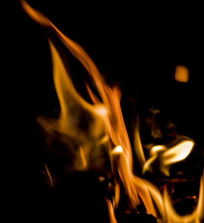 flame of fire, bright backgroundの写真素材