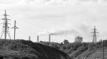 summer landscape, away Builtの写真素材