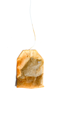 Tea in a paper bagの写真素材