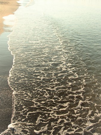 Coastline, sea sand