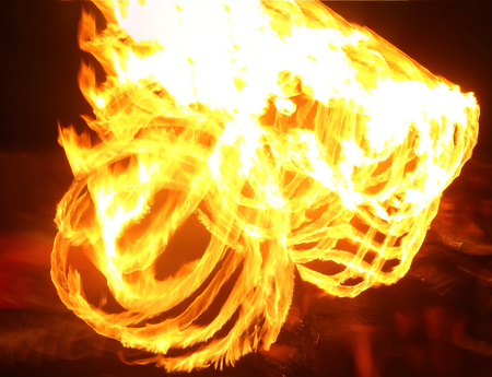 Fire fire show abstractionの写真素材