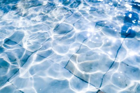 Water in the pool backgroundの写真素材