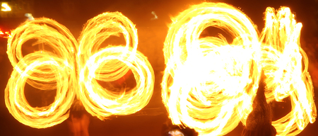 Fire fire show abstractionの写真素材