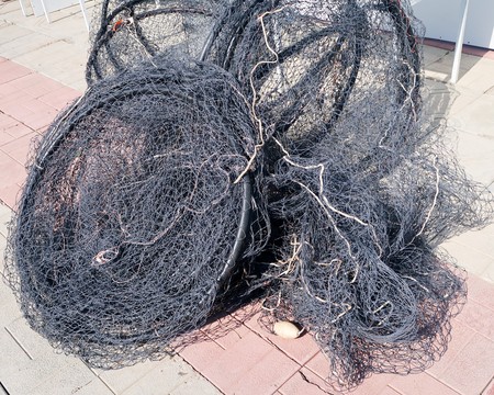 New fishing netsの写真素材