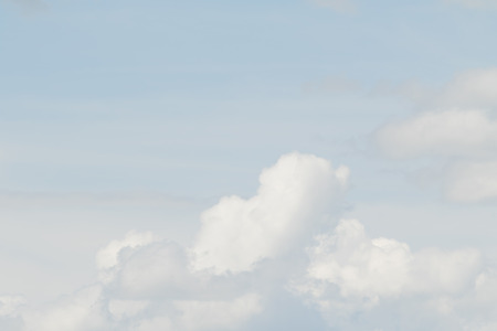 White textured clouds in the skyの写真素材