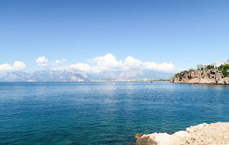Sea coast Turkey Antalyaの写真素材