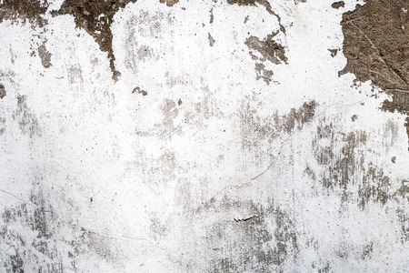 Old concrete wall stucco cracked grungeの写真素材