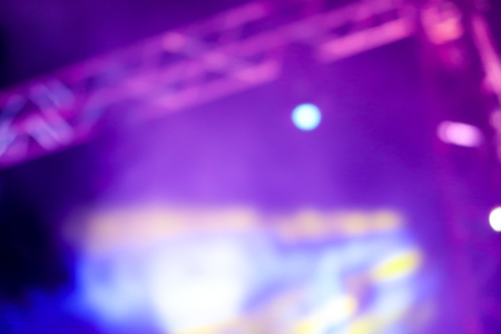 Lighting Festivals the night the smoke is blurryの写真素材