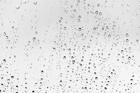 Rain drops on the glass, backgroundの写真素材