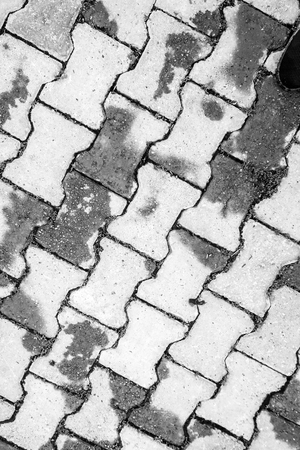 Old paving stones backgroundの写真素材