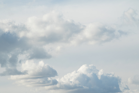 blue sky cloudsの写真素材