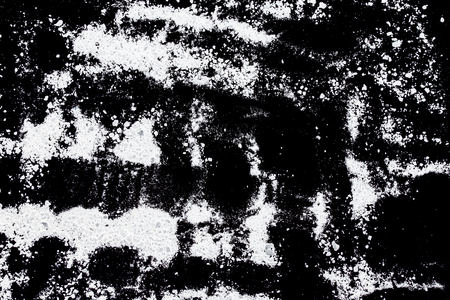 white powder on a black backgroundの写真素材