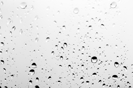 Rain drops on the glass, backgroundの写真素材