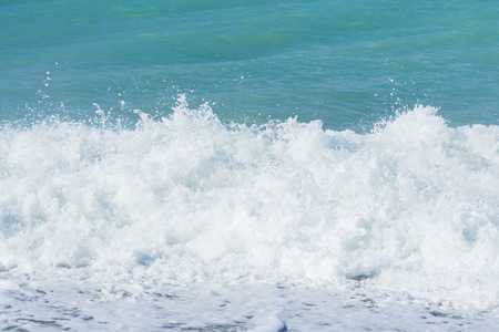 sea surf wave on the beach, landscapeの写真素材