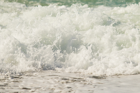 sea surf wave on the beach, landscapeの写真素材