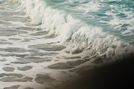 sea surf wave on the beach, landscapeの写真素材