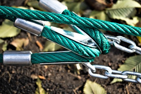chain rope connectionの写真素材