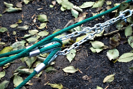 chain rope connectionの写真素材