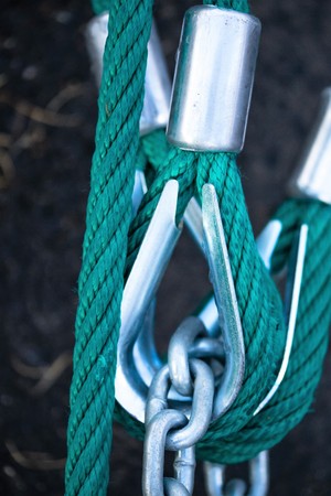 chain rope connectionの写真素材