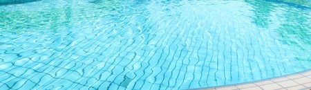 water in the swimming pool