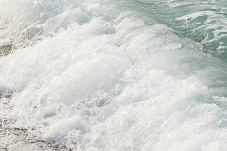 sea surf wave on the beach, landscape